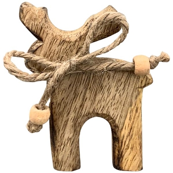 Rentier Dost, Holz, 7x1,5x8,5 cm