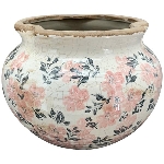 Übertopf Rosae, Keramik, 23x23x16 cm