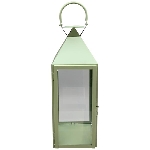 Laterne EnameL, Metall/Glas, 17x16x46 cm