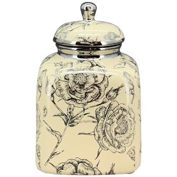 Dose RoséArgenT, Keramik, 10x10x15 cm