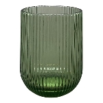 Glasbecher Verrerie, grün, Glas, 7,5x7,5x9,2 cm
