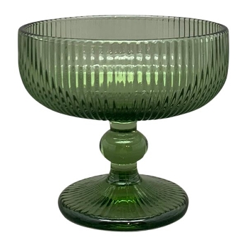 Schale Verrerie, grün, Glas, 11,8x11,8x9,8 cm