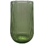 Glasbecher Verrerie, grün, Glas, 7,8x7,8x12,8 cm