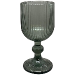 Trinkglas Verrerie, grau, Glas, 7,9x7,9x14,2 cm
