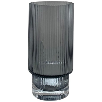 TrinkGlas Verrerie, grau, Glas, 7,5x7,5x14,4 cm