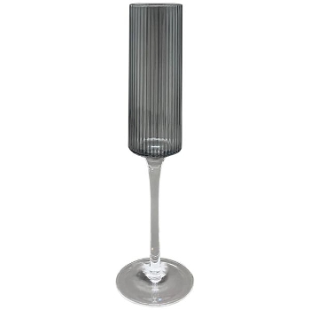 TrinkGlas Verrerie, grau, Glas, 4,7x4,7x24,9 cm