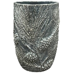 Topf StoneArt, grau, Zement, 13x13x18 cm