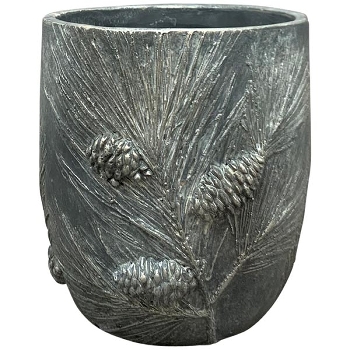 Topf StoneArt, grau, Zement, 16x16x18 cm