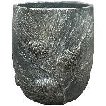 Topf StoneArt, grau, Zement, 16x16x18 cm