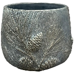 Topf StoneArt, grau, Zement, 20x20x14,5 cm