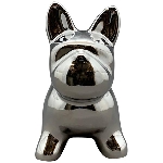 Hund ArgenT, silber, Dolomite, 15,5x9,5x16,5 cm