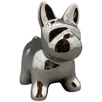 Hund ArgenT, silber, Dolomite, 15,5x9,5x16,5 cm