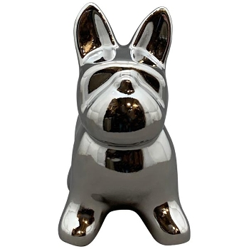 Hund ArgenT, silber, Dolomite, 18x11x20 cm