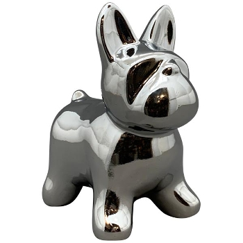 Hund ArgenT, silber, Dolomite, 18x11x20 cm