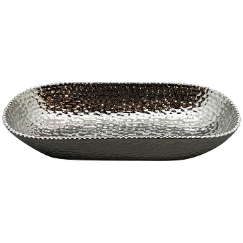 Tablett ArgenT, silber, Dolomite, 31x13,5x6 cm
