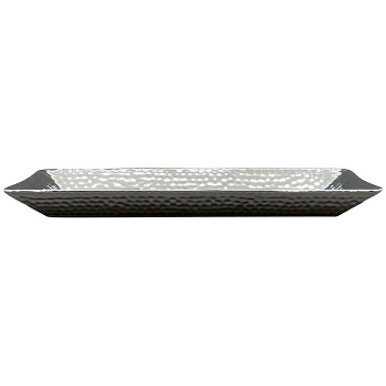 Tablett ArgenT, silber, Dolomite, 39,5x14x3,5 cm
