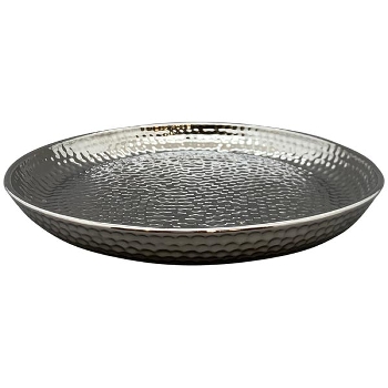 Tablett ArgenT, silber, Dolomite, 26x26x3 cm