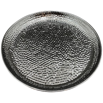 Tablett ArgenT, silber, Dolomite, 31x31x3,5 cm