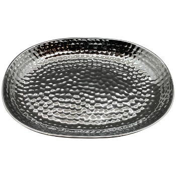 Tablett ArgenT, silber, Dolomite, 35x24,5x4,5 cm