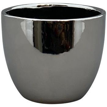 Topf ArgenT, silber, Dolomite, 12,5x12,5x10 cm