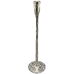 KerzenHalter GROS, silber, Alu, 8x8x32,5 cm