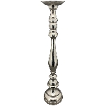 KerzenHalter GROS, silber, Alu, 16x16x76 cm