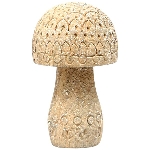Pilz Dost, natur, Holz, 7,5x7,5x12 cm