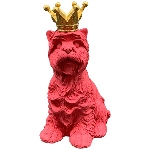 Hund Lilian, Polyresin, 15x12x24 cm