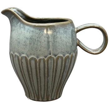 MilchKännchen couper, grün, Stoneware, 13,5x9,5x8,8 cm