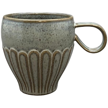 KaffeTasse couper, grün, Stoneware, 12,2x9,5x9 cm