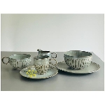 KaffeeTasse couper, grün, Stoneware, 16,7x14x7,3 cm