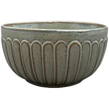 Schale couper, grün, Stoneware, 17x17x9 cm