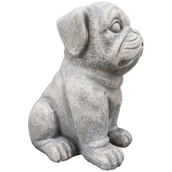 Hund Valo, Zement, 17x11,5x19 cm