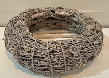 Kranz Willow, Rattan, 32x32x10 cm