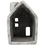 HausWindLicht Valo, grau, Zement, 11x16x8 cm