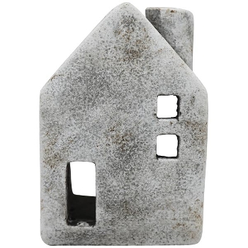 HausWindLicht Valo, grau, Zement, 11x16x8 cm
