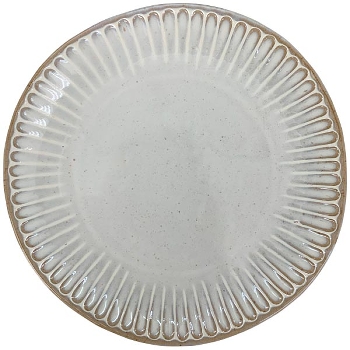 EssTeller couper, grau, Stoneware, 21x21x2 cm