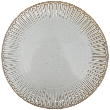 EssTeller couper, grau, Stoneware, 27x27x2,2 cm
