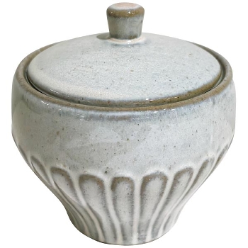 ZuckerDose couper, grau, Stoneware, 9,5x9,5x9,4 cm