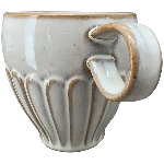 KaffeeTasse couper, grau, Stoneware, 12,2x9,5x9 cm