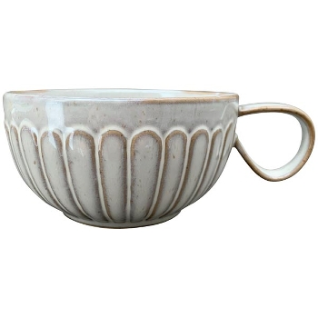 KaffeeTasse couper, grau, Stoneware, 16,7x14x7,3 cm
