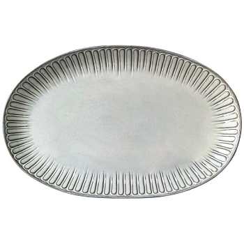 ServierPlatte couper, grau, Stoneware, 23x16,5x2,3 cm