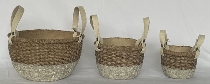 Topf DUR, beige, Zement, 13,5x13,5x9,8 cm