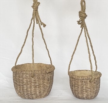 HängeAmpel DUR, beige, Zement, 13,5x13,5x9,8 cm