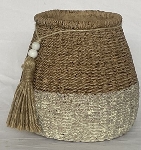 Topf DUR, beige, Zement, 17x16,7x16,5 cm
