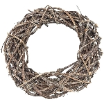Kranz Willow, natur, Rattan, 60x60x12 cm