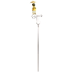 RegenMesser Frosch ArtFerro, Metall, 21x12,7x157,5 cm