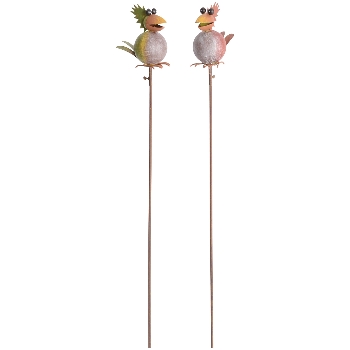 GartenStecker Vogel ArtFerro, Metall, 16x10x120 cm
