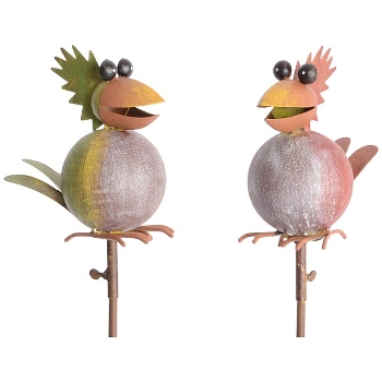 GartenStecker Vogel ArtFerro, Metall, 16x10x120 cm