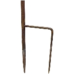 RegenMesser Traktor ArtFerro, Metall, 27x11,5x126 cm